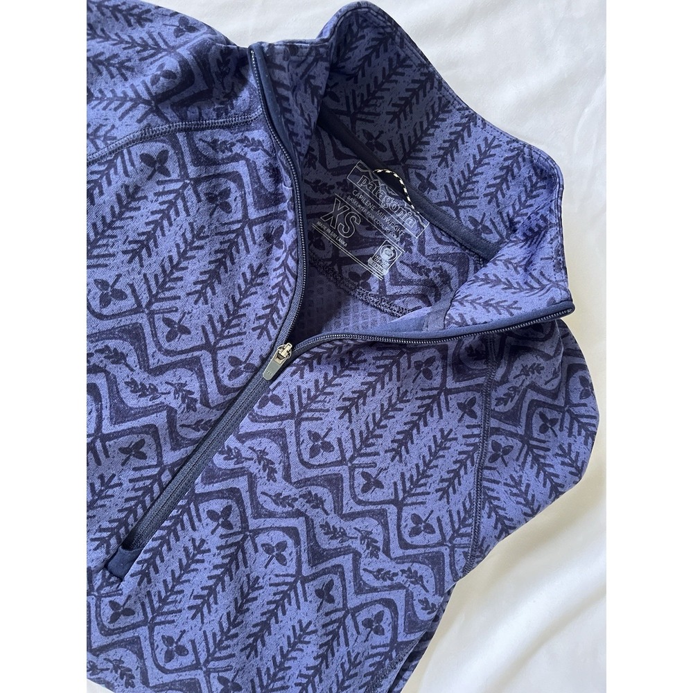 Patagonia Women's XS  Capeline Midweight Baselayer Jacket Half Zip Pullover